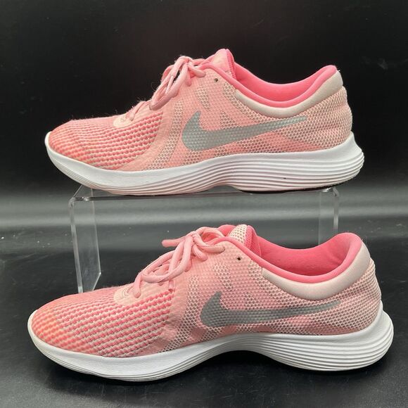 Nike revolution 4 sneaker girls size 7Y 943306-600 pink running athletic - Picture 2 of 7